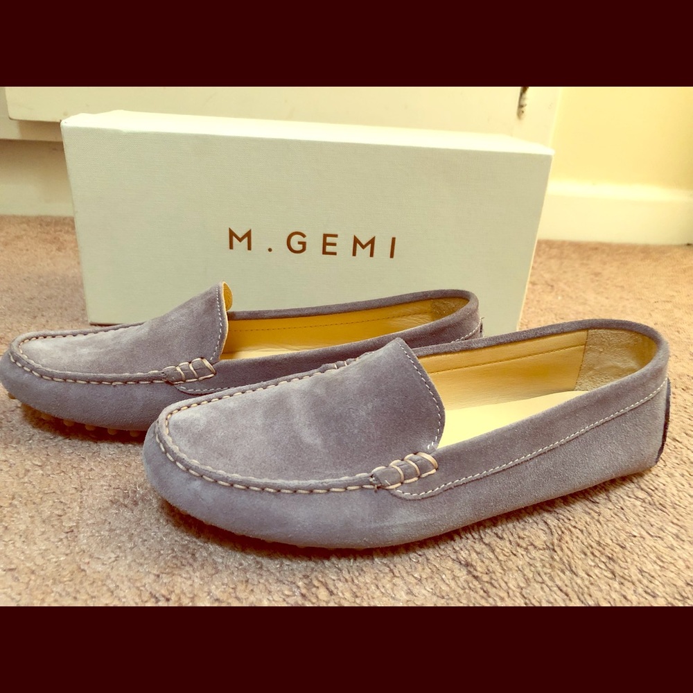 M. Gemi Felize driving moccasins gray